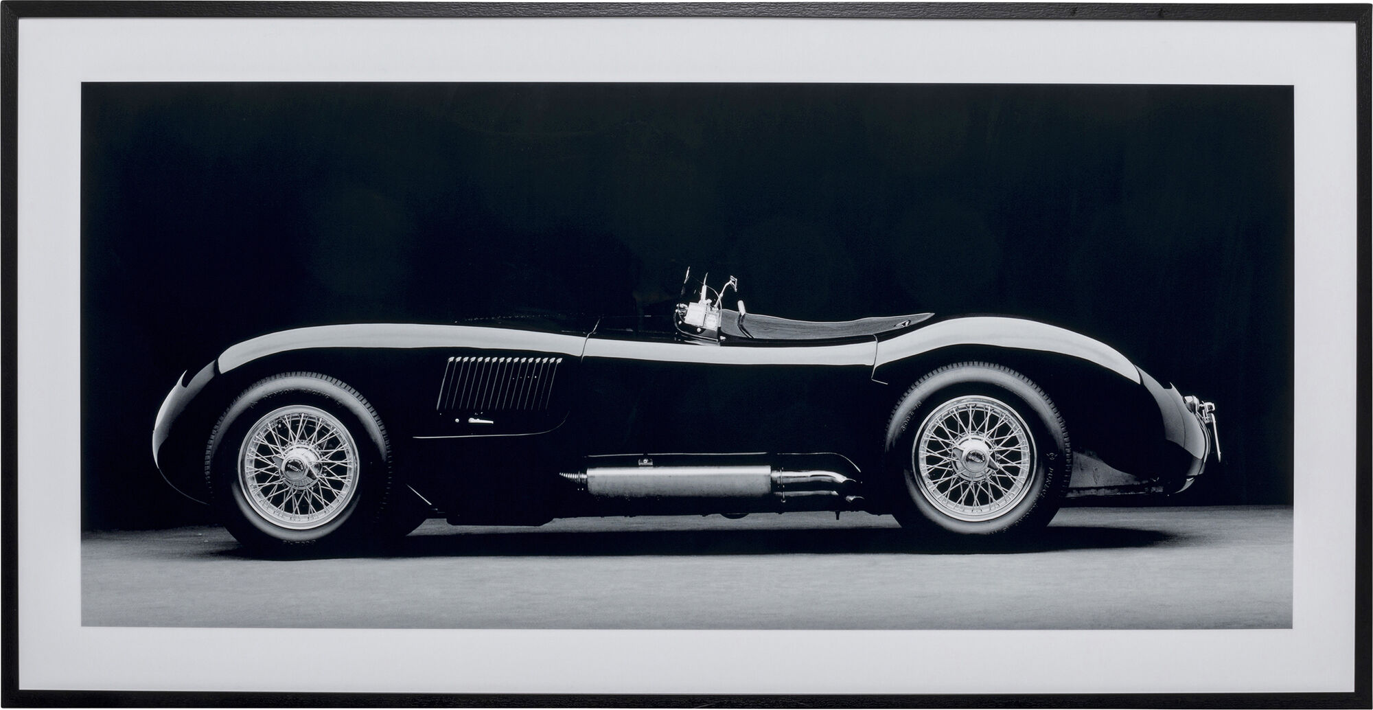 Gerahmtes Bild Old Racing Car 205x105cm - Einzelstück – Grafik-1.