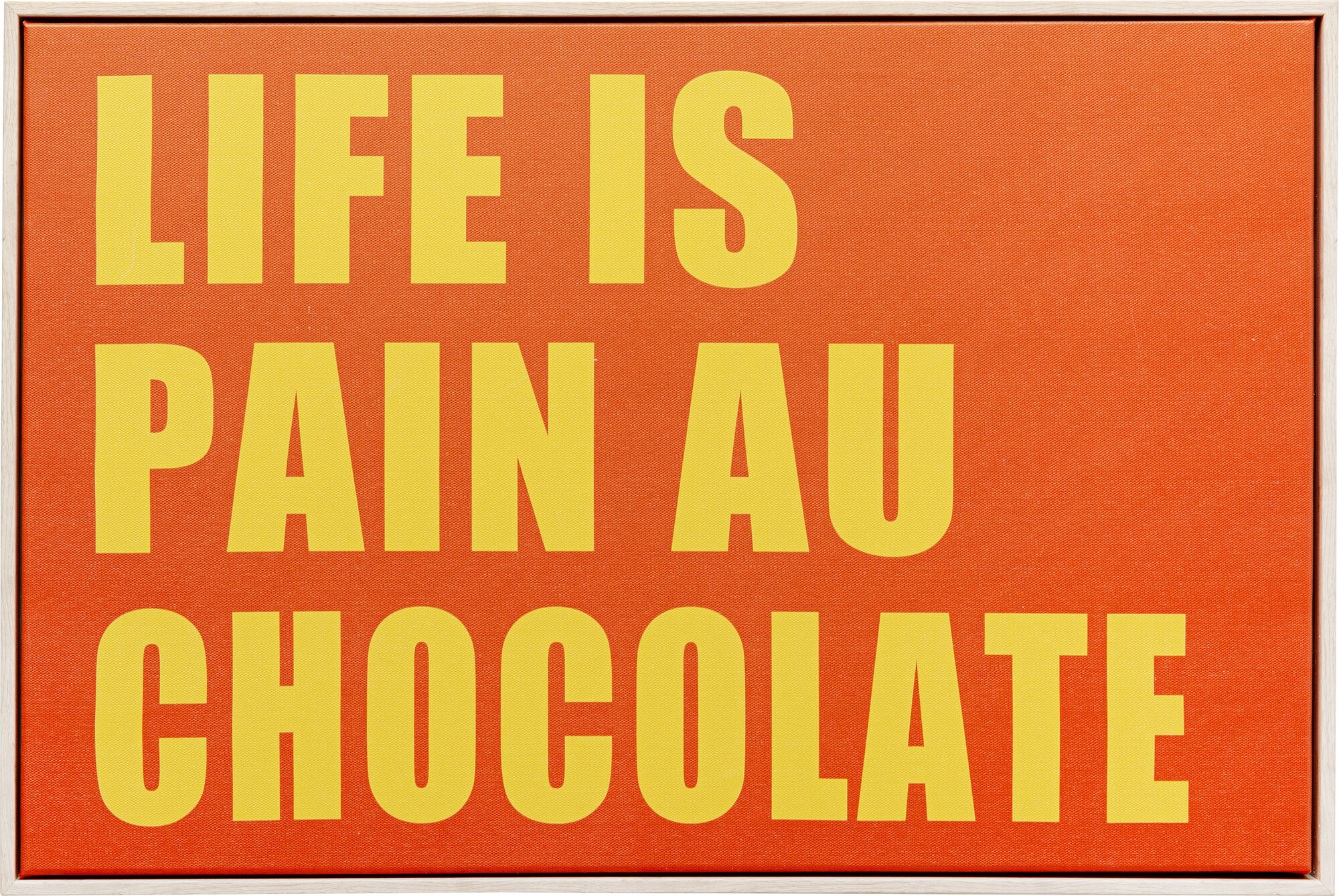 Gerahmtes Bild Pain Au Chocolate 40x60cm – Grafik-1.