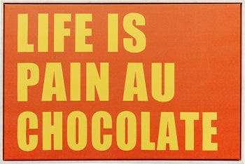 Gerahmtes Bild Pain Au Chocolate 40x60cm – Grafik-1.