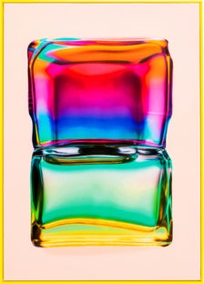 Gerahmtes Bild Rainbow Flacon Square 50x70cm – Grafik-1.