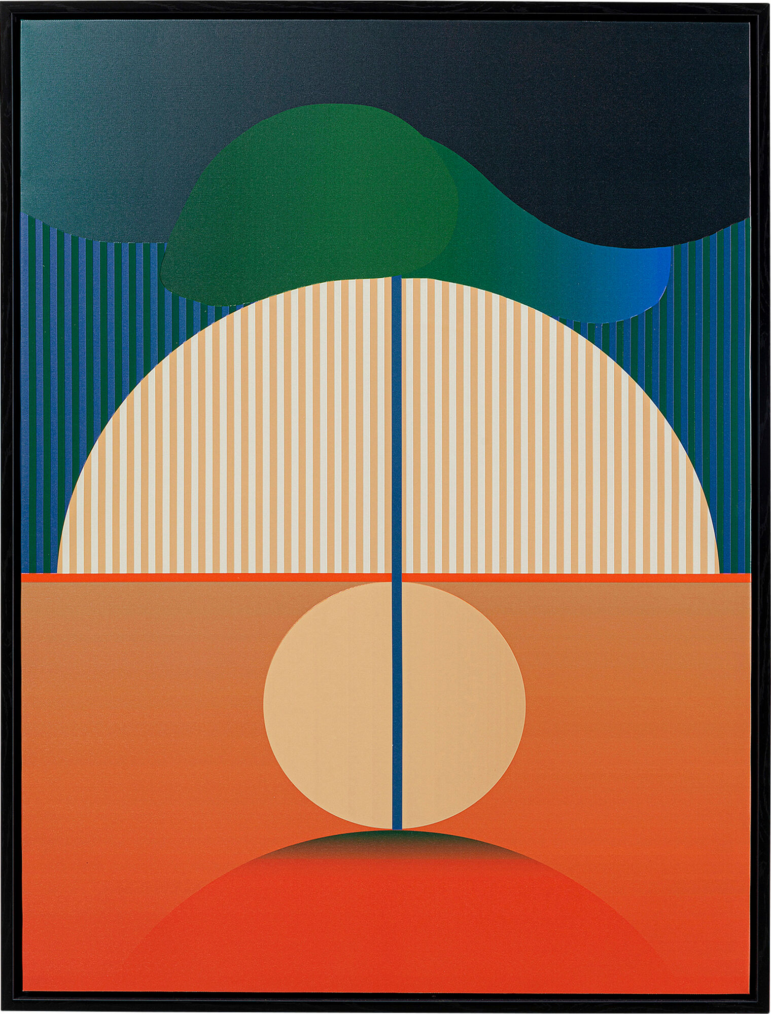 Gerahmtes Bild Sunrise 75x100cm – Grafik-1.