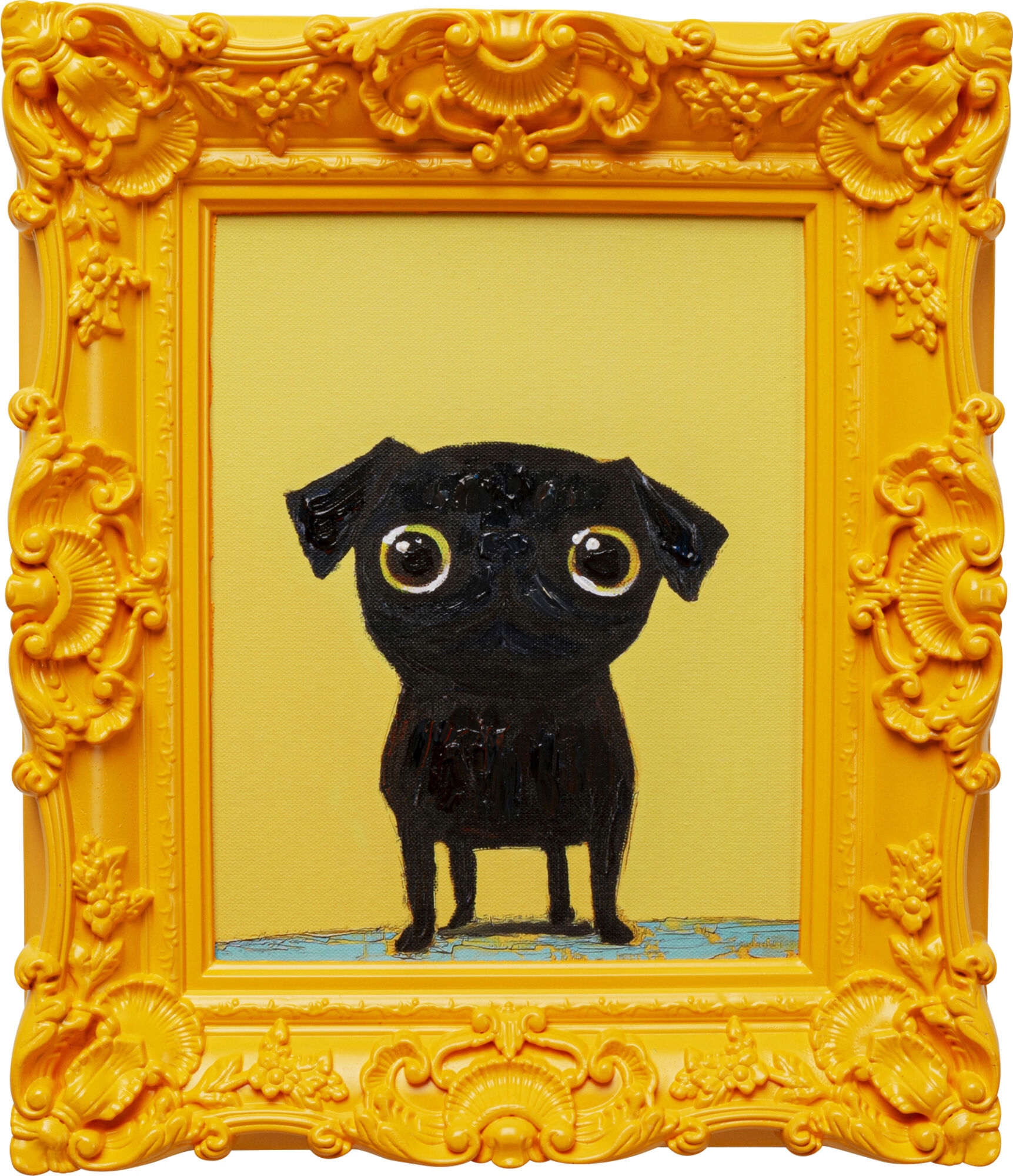 Gerahmtes Bild Sweet Dog Eyes 30x35cm – Grafik-1.