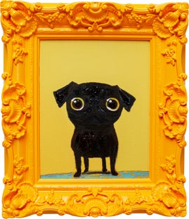 Gerahmtes Bild Sweet Dog Eyes 30x35cm – Grafik-1.