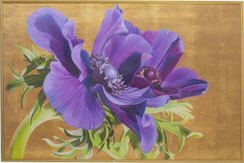 Gerahmtes Bild Violet 150x100cm – Grafik-1.