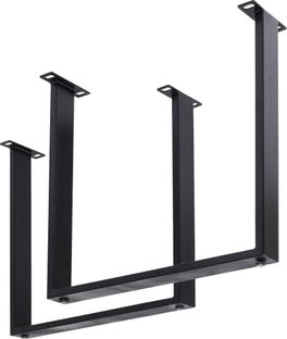 Gestell Tavola Schwarz Matt (2/Set) – Grafik-1.