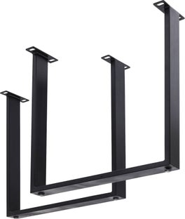 Gestell Tavola Schwarz Matt (2/Set) – Grafik-1.