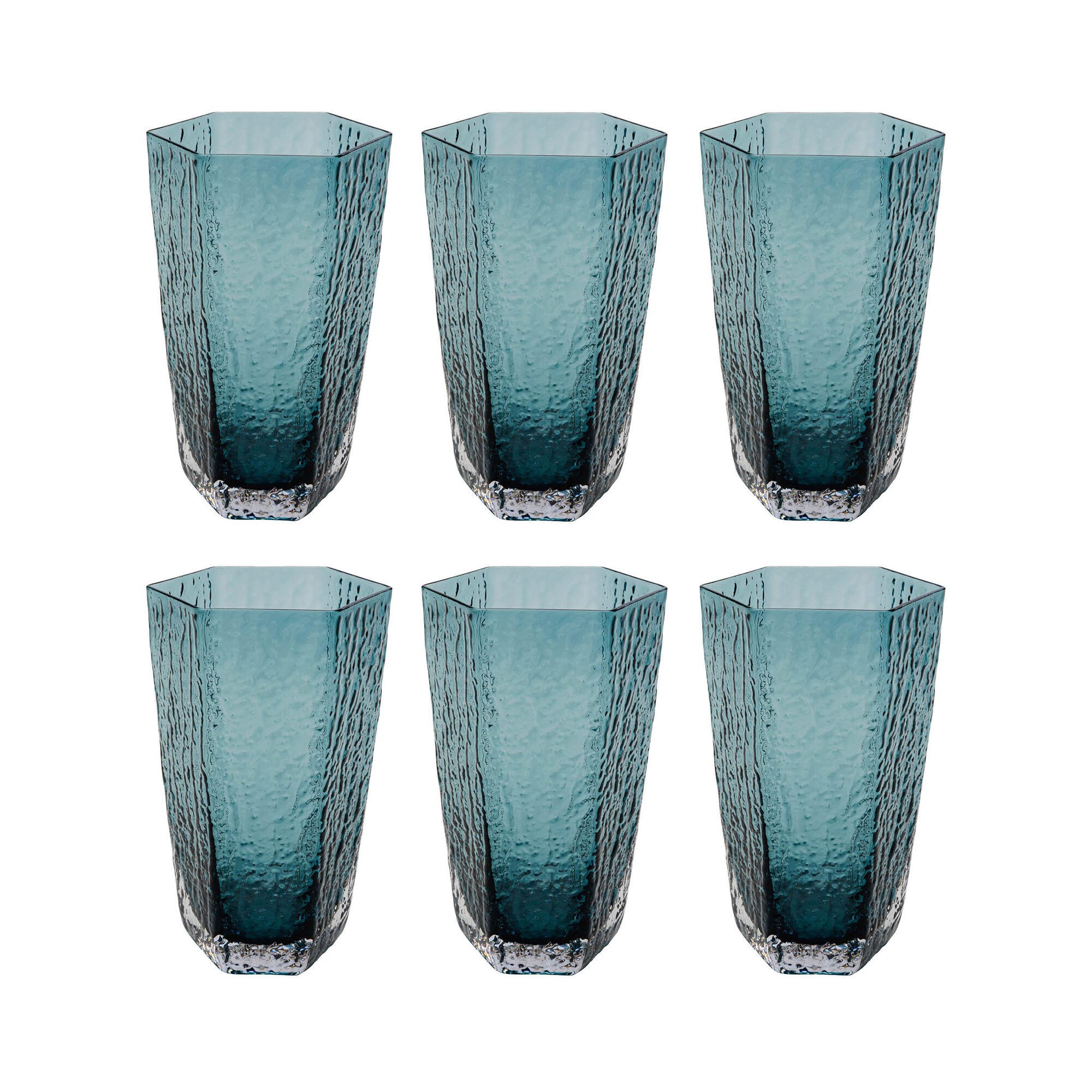 Glas Cascata Blau (6/tlg.)