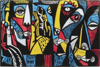 Glasbild Arte 150x100cm – Grafik-1.