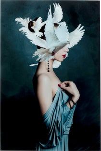 Glasbild Mother of Doves 80x120cm – Grafik-1.