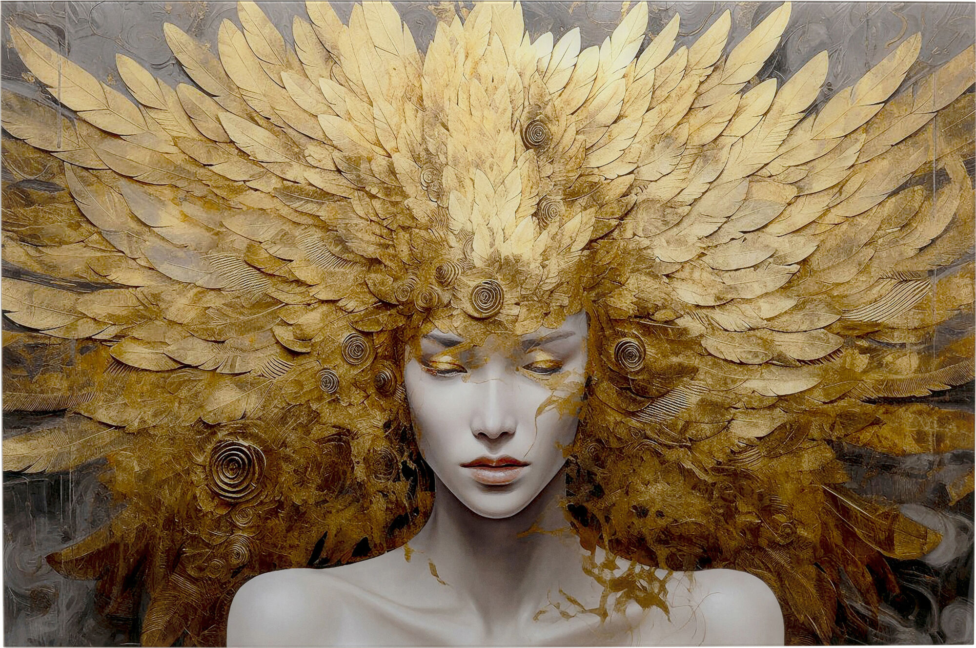 Glasbild Muse Celestial 120x80cm – Grafik-1.