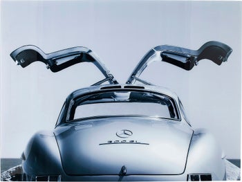 Glasbild Oldtimer Back 120x80cm – Grafik-1.