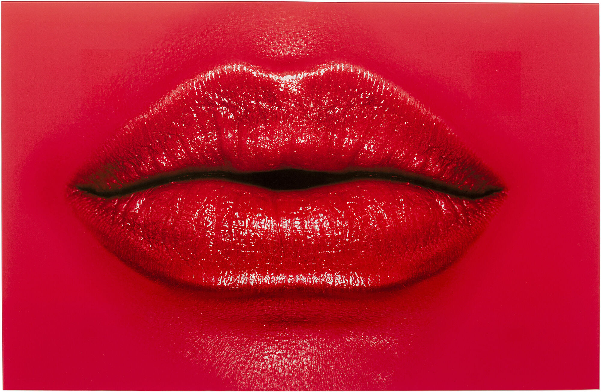 Glasbild Red Lips 120x80cm – Grafik-1.