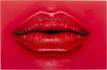 Glasbild Red Lips 120x80cm – Grafik-1.