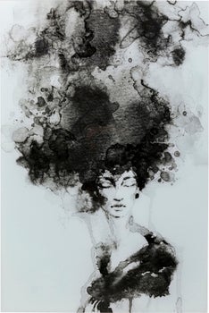 Produkt: Glasbild Smokey Hair 100x150cm.