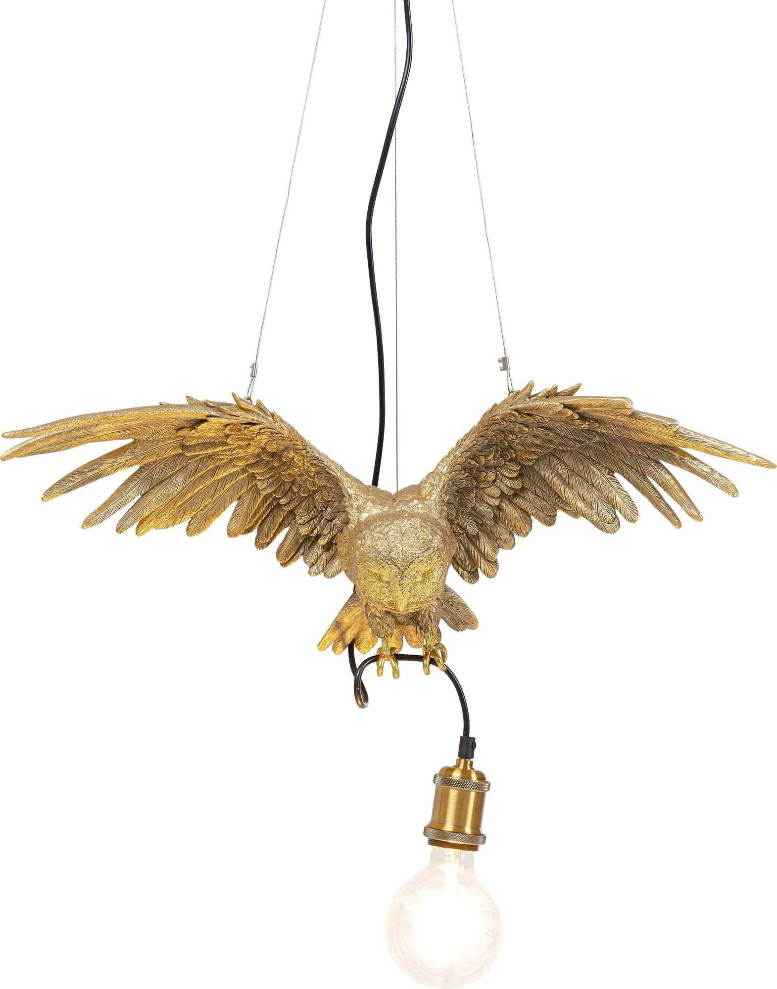 Hängeleuchte Animal Owl Gold 60cm – Grafik-1.