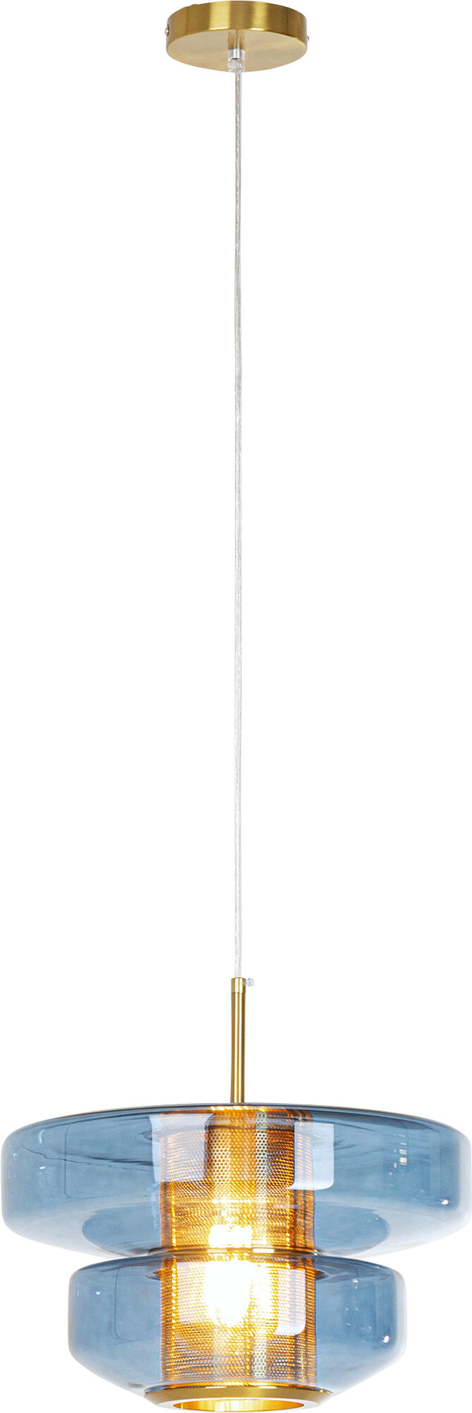 Hängeleuchte Arcadia Blau Ø34cm - Einzelstück – Grafik-1.