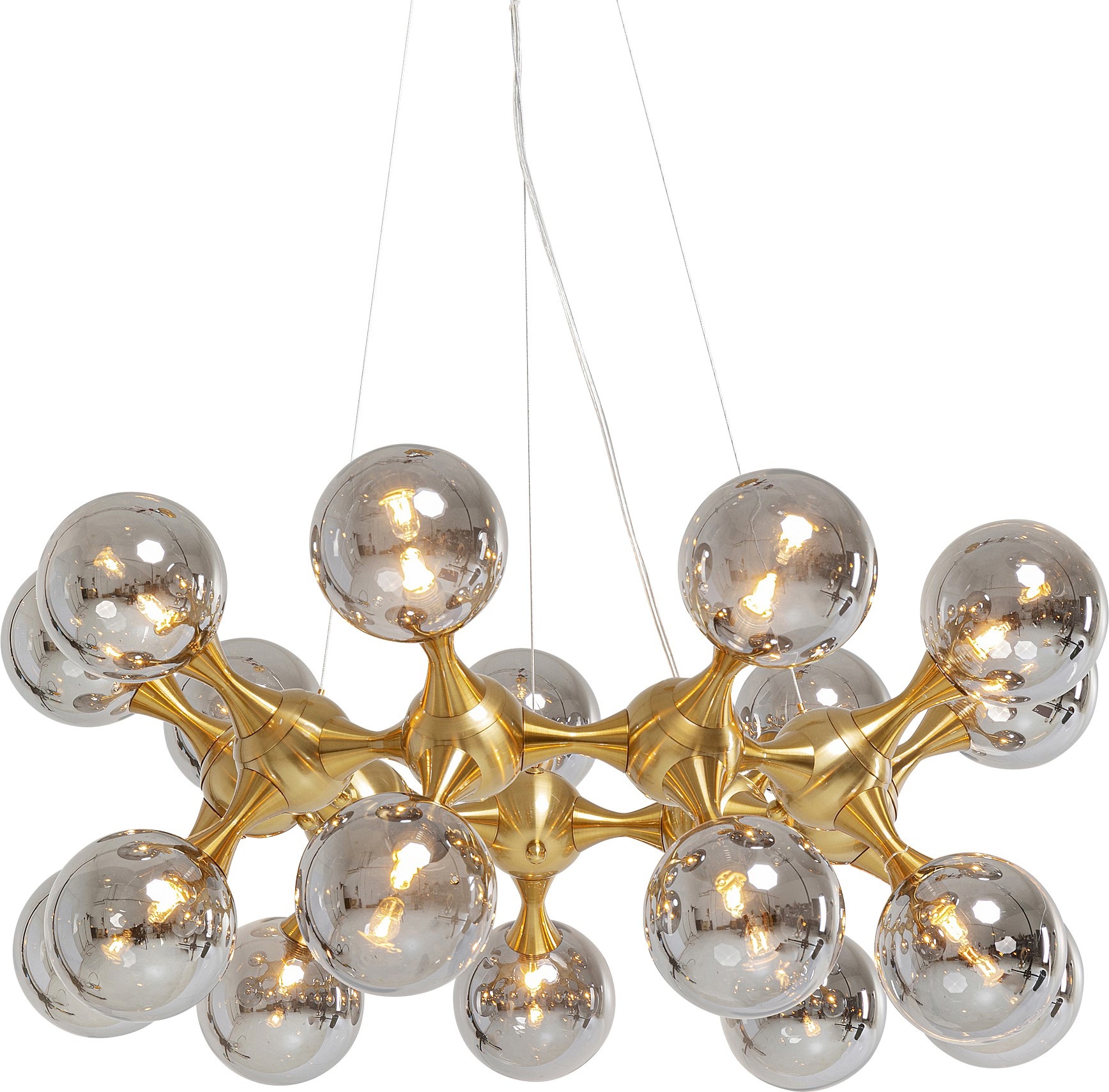 Hängeleuchte Atomic Balls Brass Ø74cm