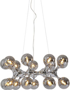 Hängeleuchte Atomic Balls Silber Ø74cm – Grafik-1.