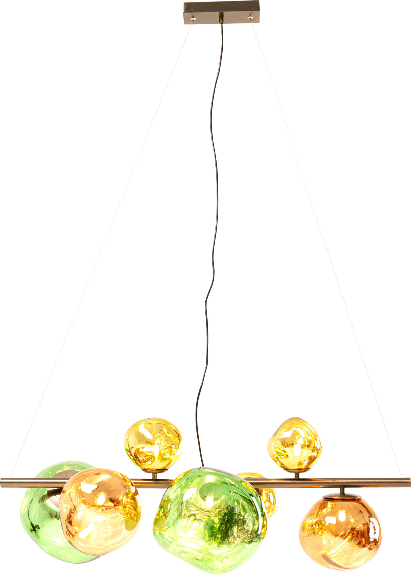 Hängeleuchte Burbuja Colore 150cm – Grafik-1.