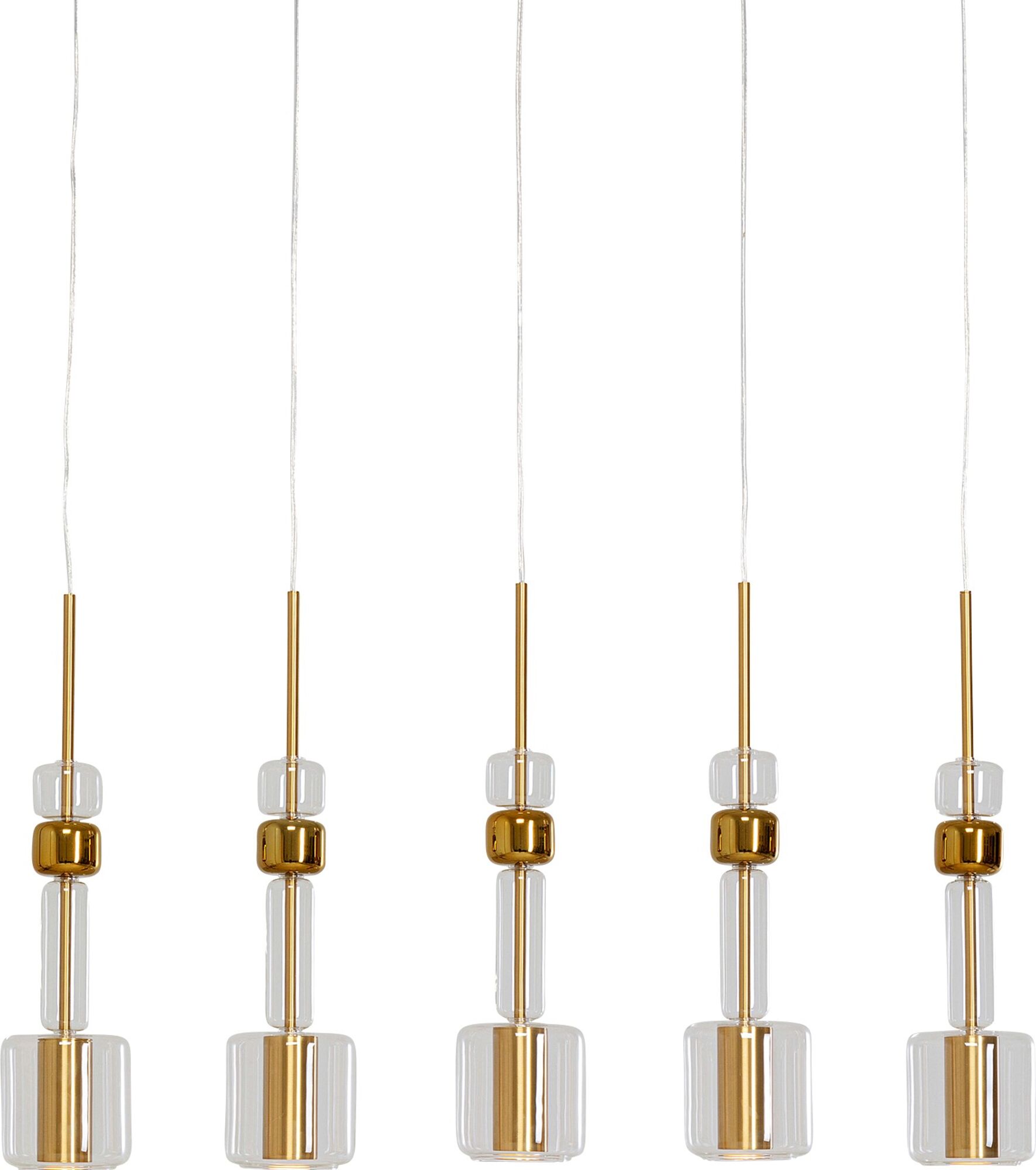 Hängeleuchte Candy Bar Gold 103cm – Grafik-1.