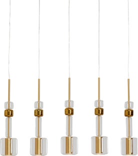 Hängeleuchte Candy Bar Gold 103cm – Grafik-1.