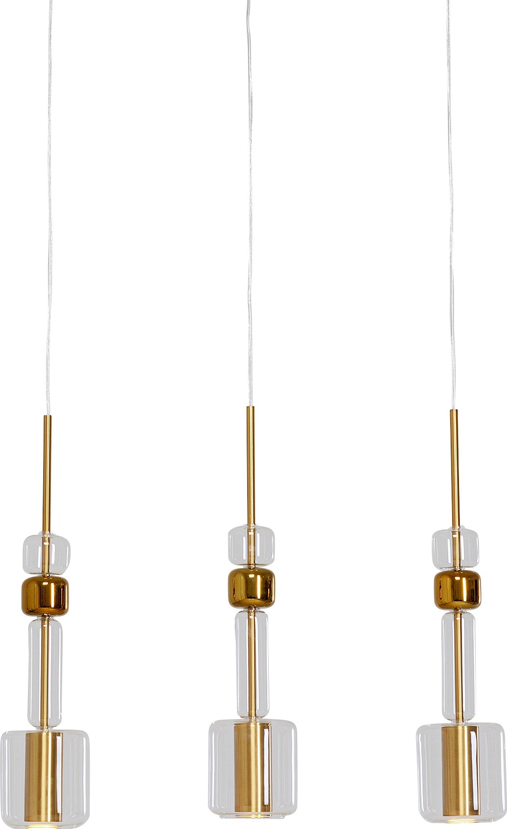 Hängeleuchte Candy Bar Gold 70cm