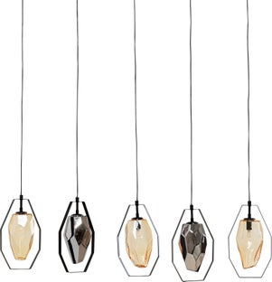 Hängeleuchte Diamond Fever Dining Schwarz 110cm – Grafik-1.