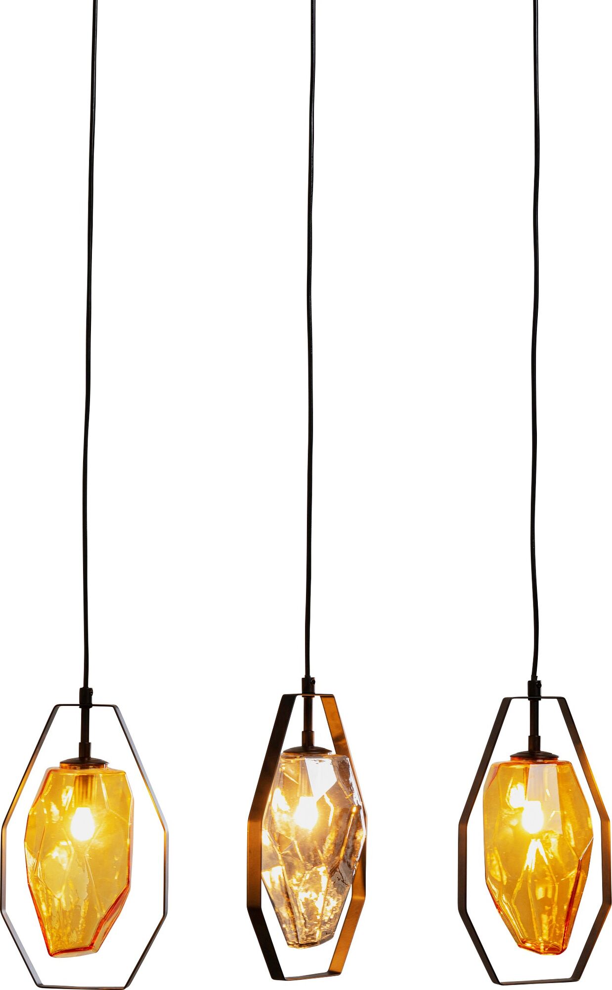 Hängeleuchte Diamond Fever Dining Schwarz 67cm – Grafik-1.