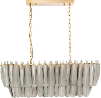 Hängeleuchte Feather Glow 95cm – Grafik-1.
