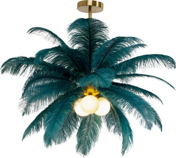 Hängeleuchte Feather Palm Grün Ø87cm – Grafik-1.