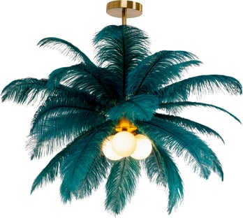 Hängeleuchte Feather Palm Grün Ø87cm – Grafik-1.