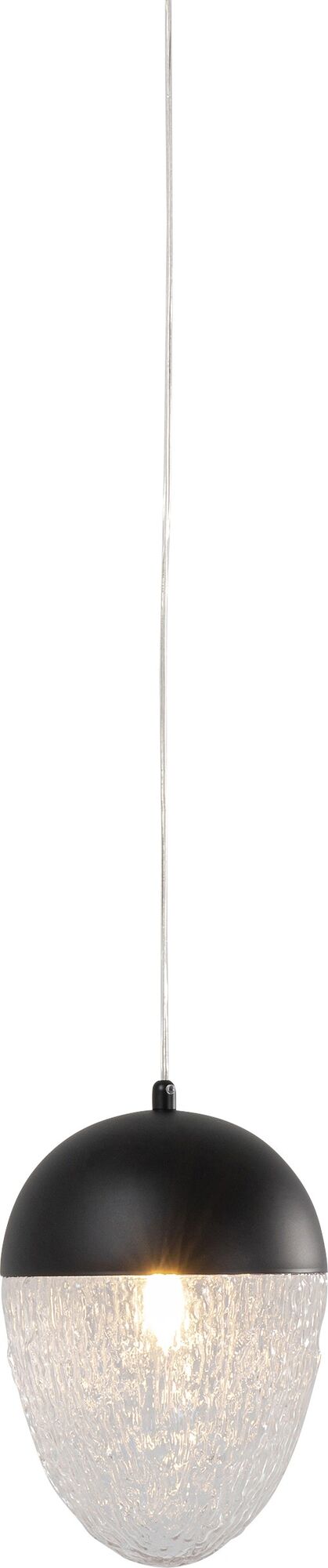 Hängeleuchte Frozen Schwarz Matt Ø20cm – Grafik-1.