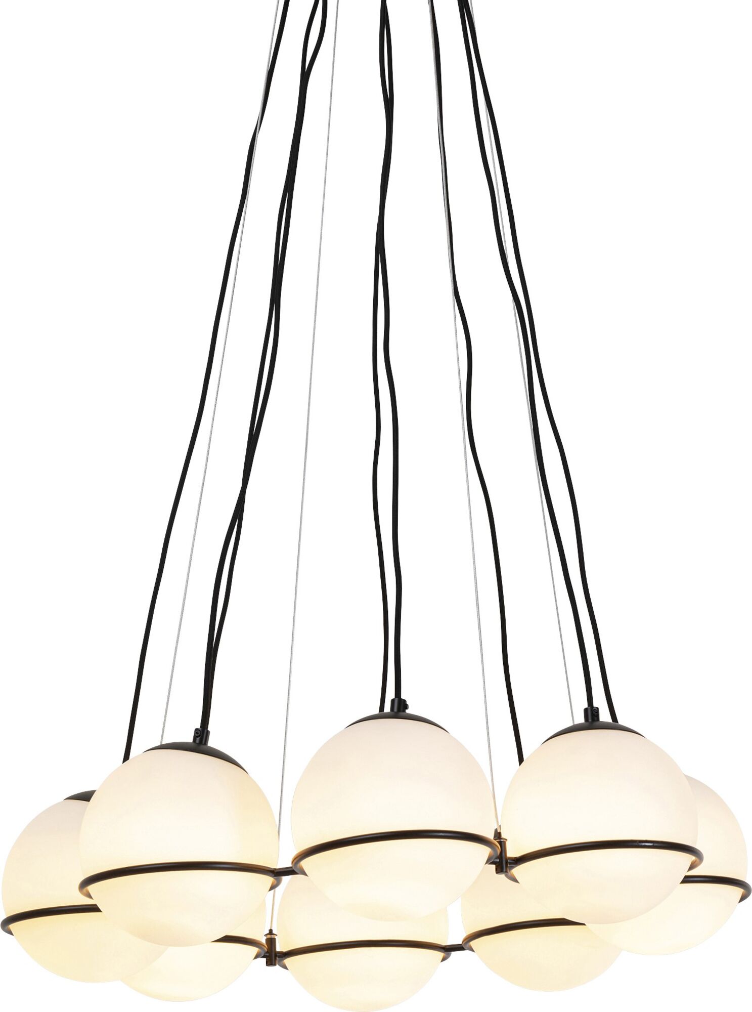 Hängeleuchte Globes Schwarz Ø71cm – Grafik-1.