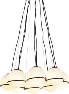 Hängeleuchte Globes Schwarz Ø71cm – Grafik-1.