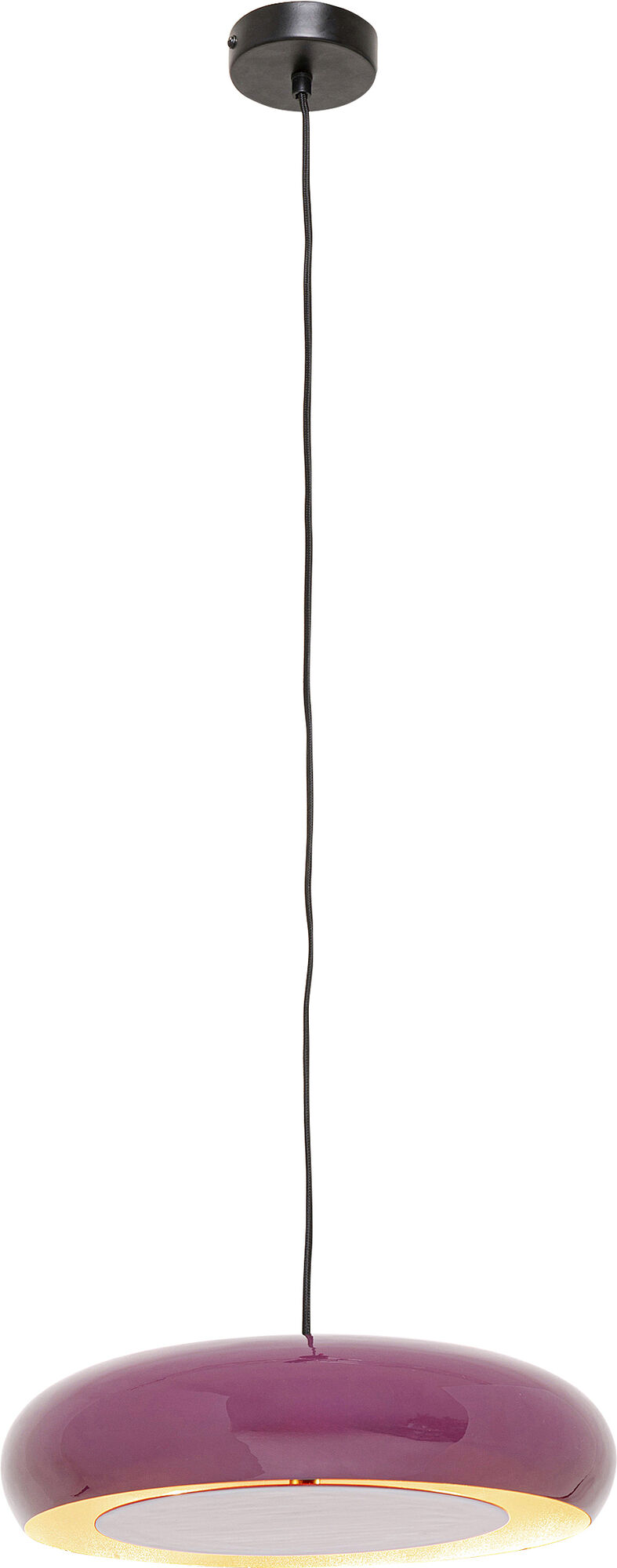 Hängeleuchte Lia Pflaume Ø38cm - Einzelstück – Grafik-1.