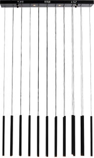 Hängeleuchte Living Vegas Schwarz Matt LED 120cm – Grafik-1.