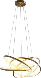 Hängeleuchte Saturn LED Gold Big – Grafik-1.