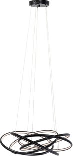 Hängeleuchte Saturn Schwarz Ø72cm – Grafik-1.