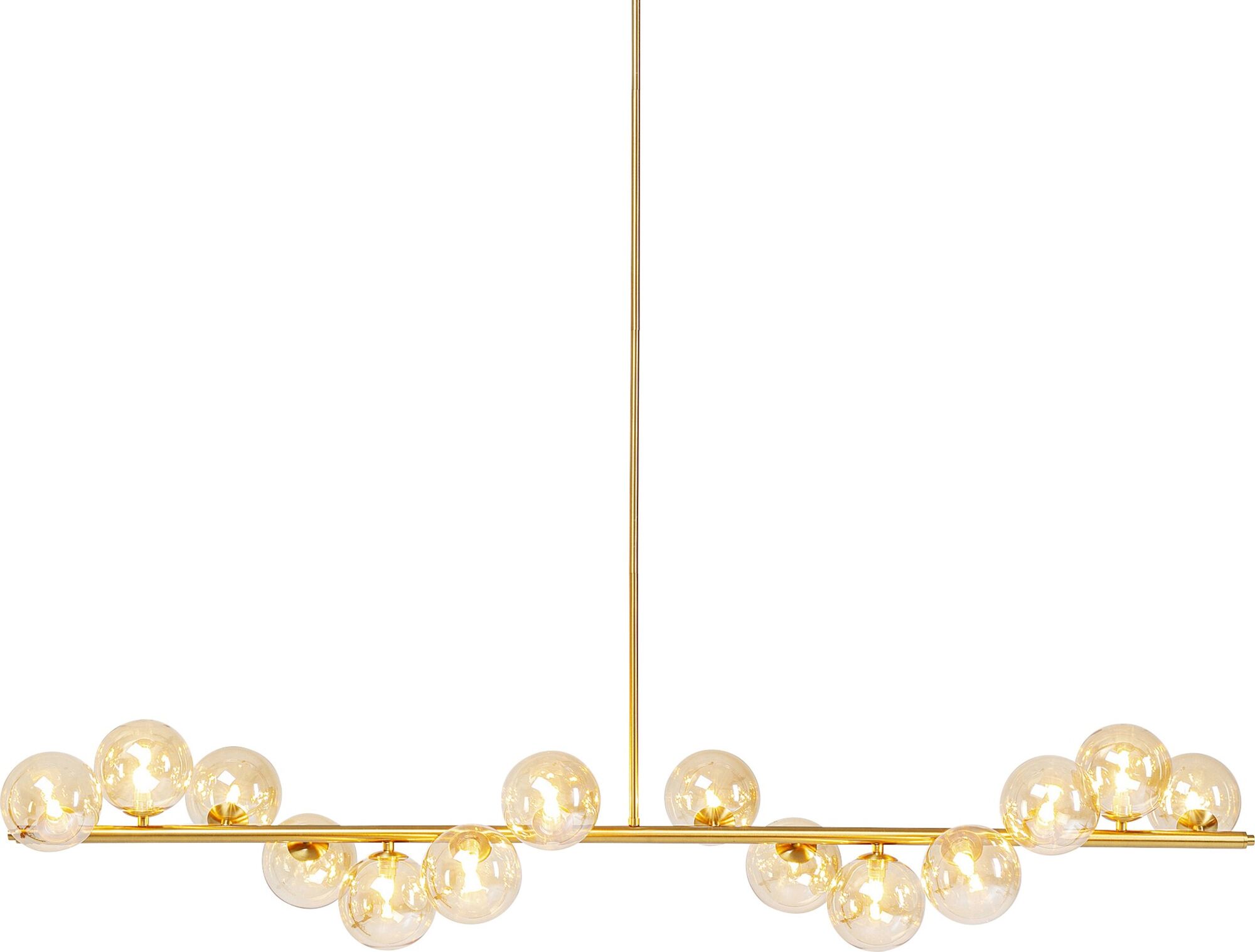 Hängeleuchte Scala Balls Brass 155cm – Grafik-1.