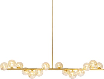 Hängeleuchte Scala Balls Brass 155cm – Grafik-1.