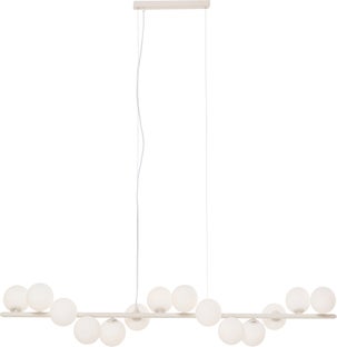 Hängeleuchte Scala Balls Milky Greige 150cm – Grafik-1.