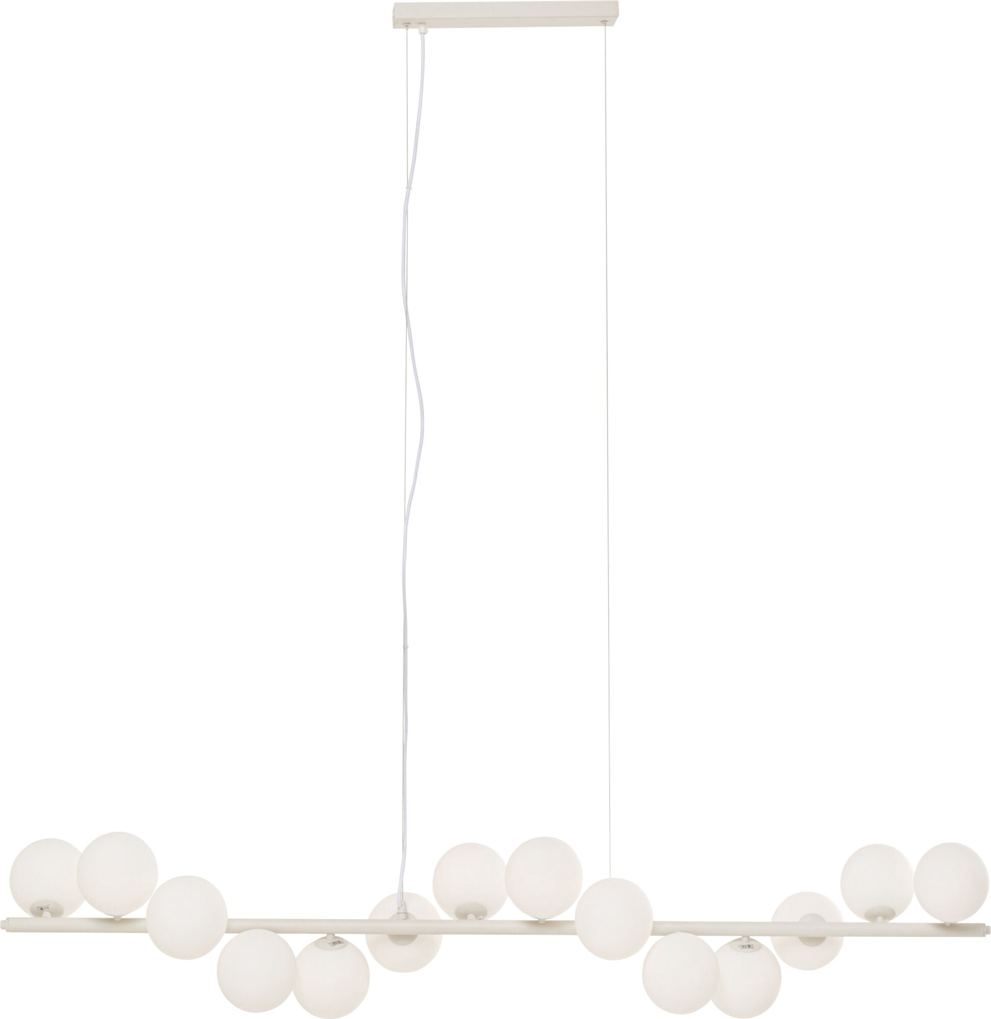 Hängeleuchte Scala Balls Milky Greige 150cm – Grafik-1.