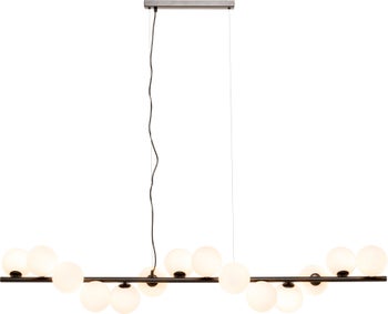 Hängeleuchte Scala Balls Milky Schwarz 150cm – Grafik-1.