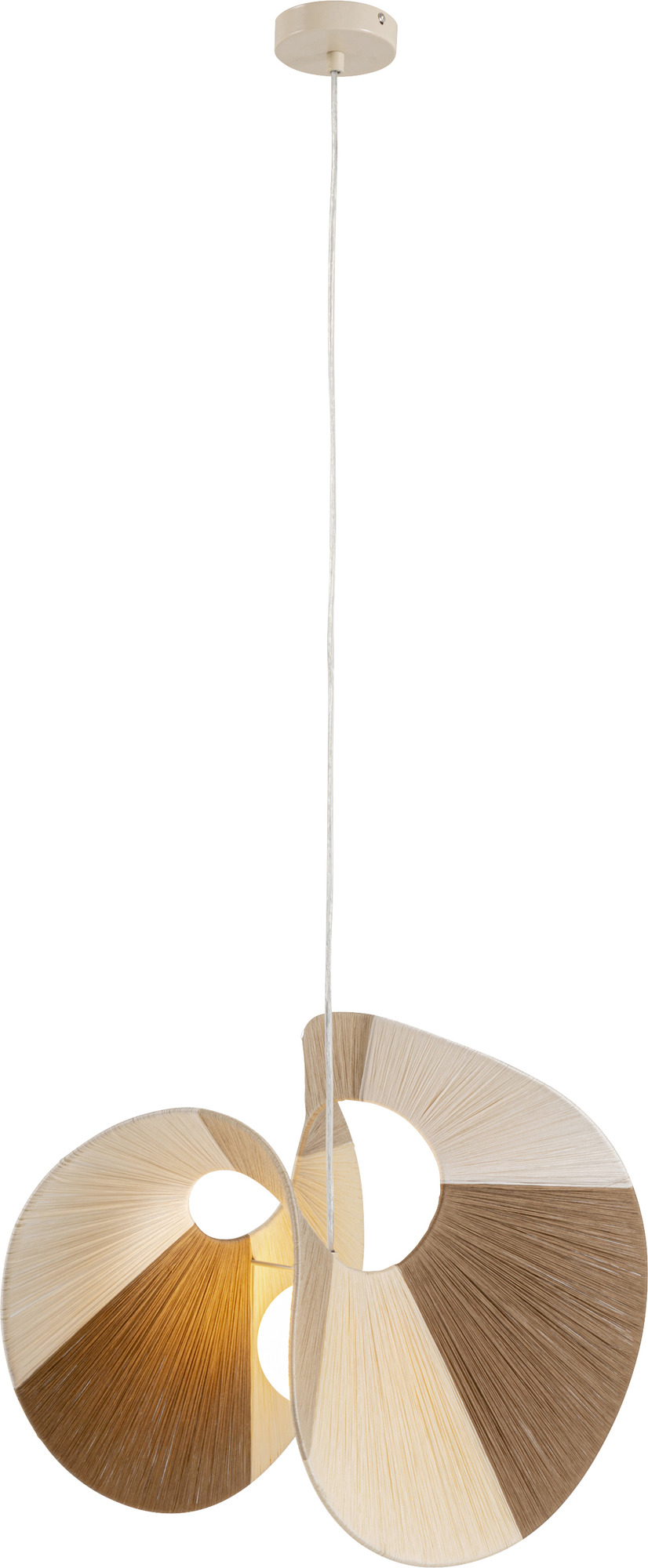 Hängeleuchte Sella Beige 150cm