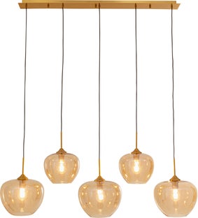 Hängeleuchte Sphere Amber Five 160cm – Grafik-1.
