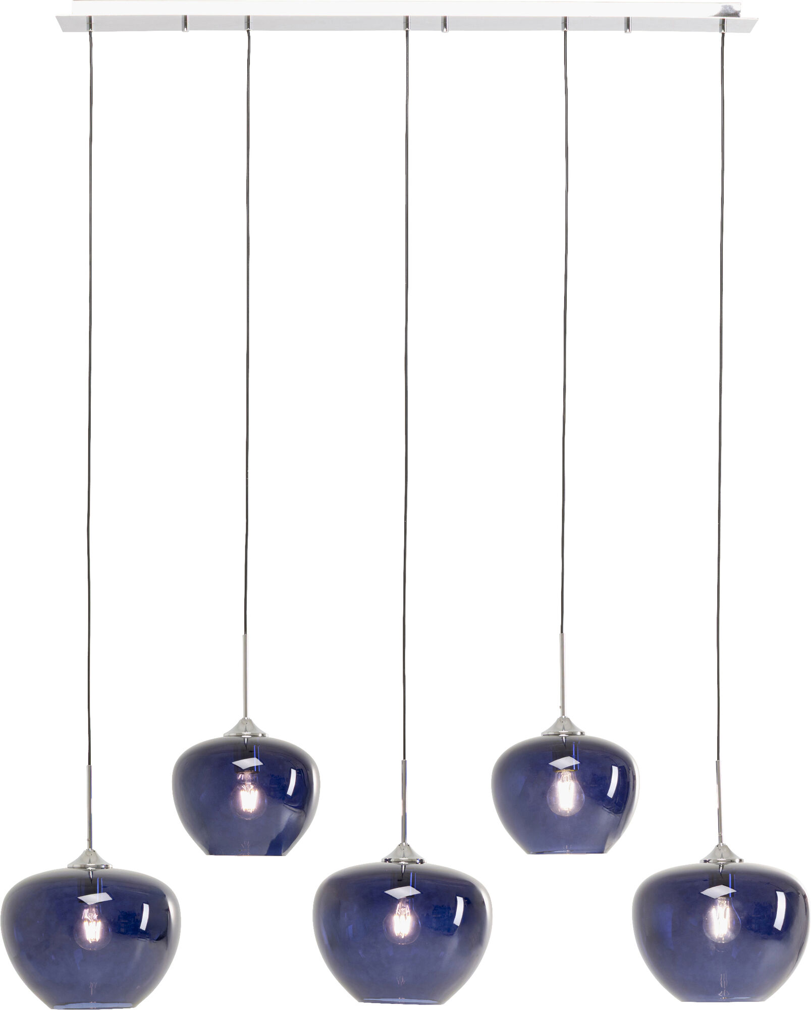 Hängeleuchte Sphere Night Blue Five 160cm – Grafik-1.
