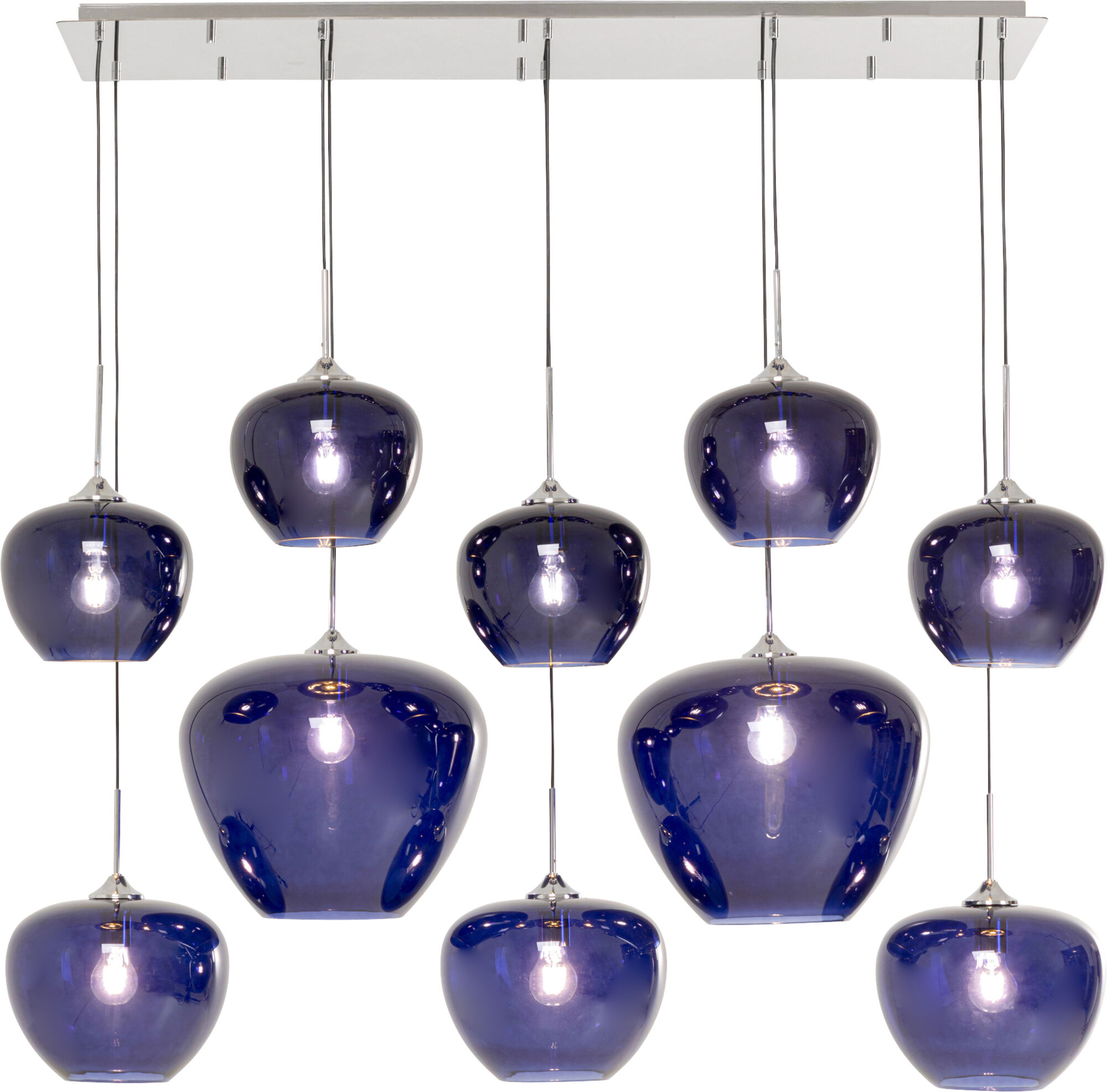 Hängeleuchte Sphere Night Blue Ten 160cm – Grafik-1.