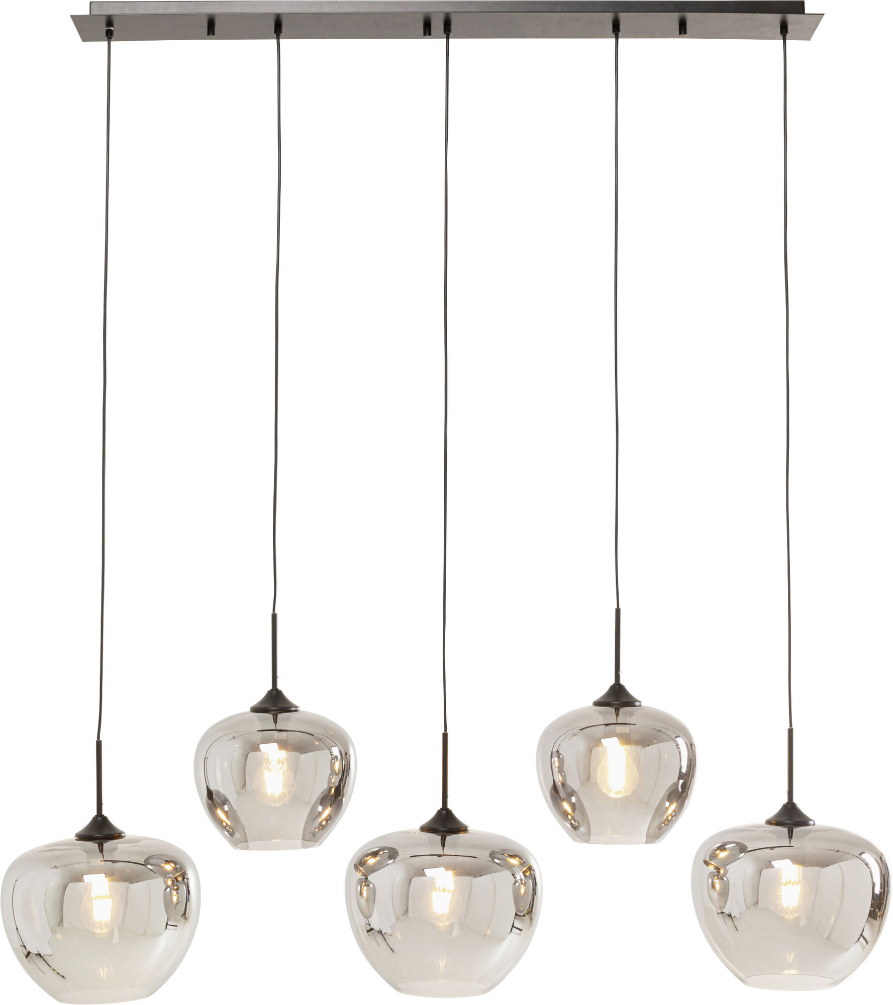 Hängeleuchte Sphere Smoke Five 160cm – Grafik-1.