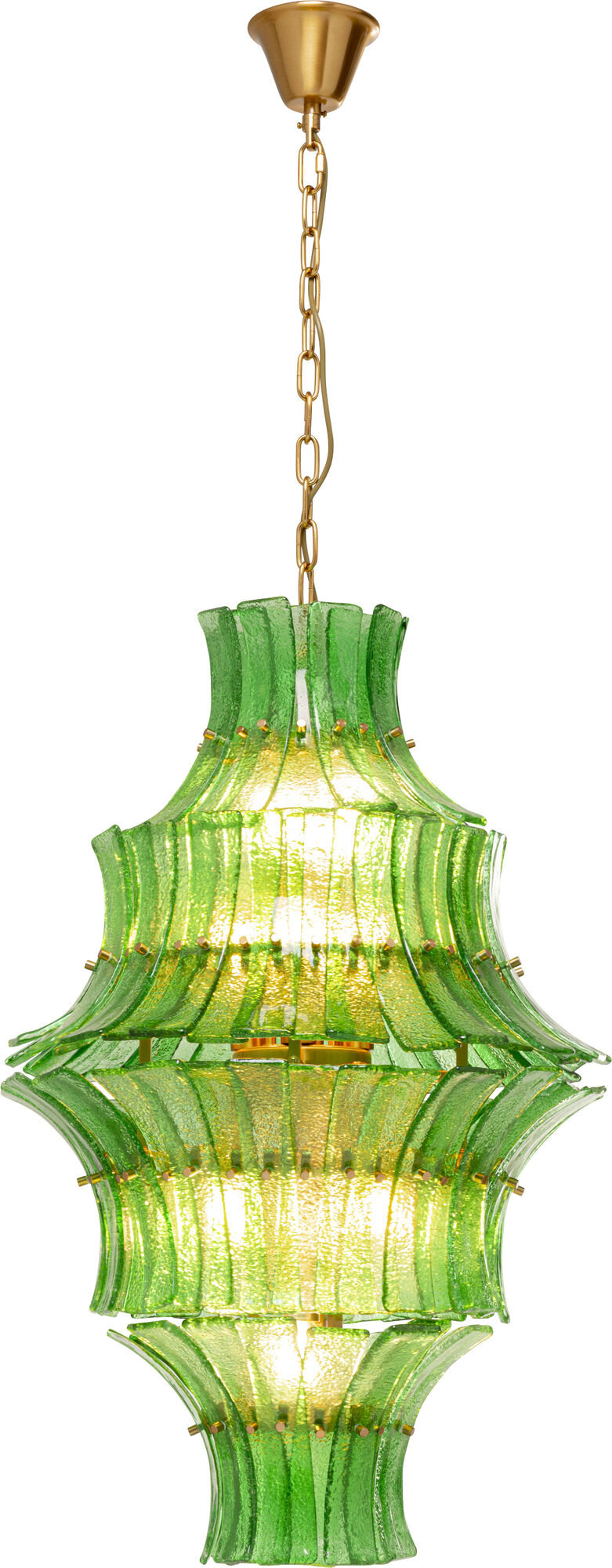 Hängeleuchte Venezia Double Green Ø53cm – Grafik-1.