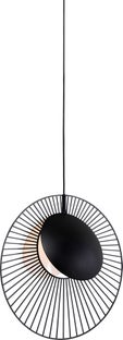 Hängeleuchte Wire Schwarz Ø45cm - Einzelstück – Grafik-1.